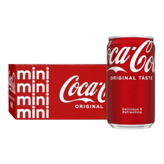 Coca Cola Mini Original  Lata 10 7.5 ONZ